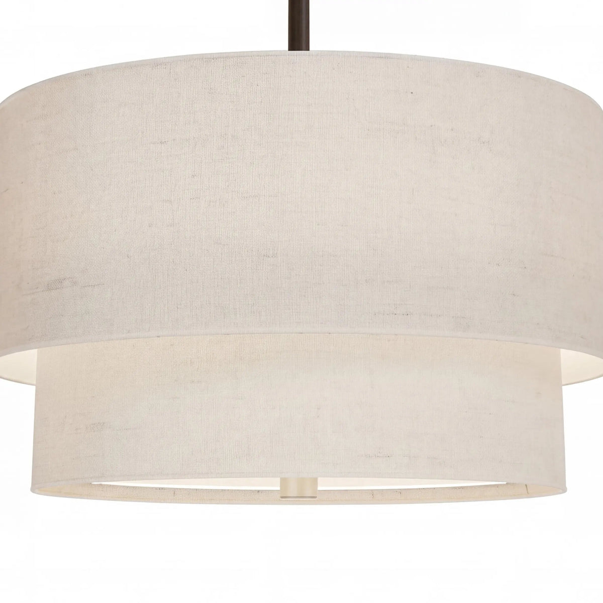 Double-shade pendant light