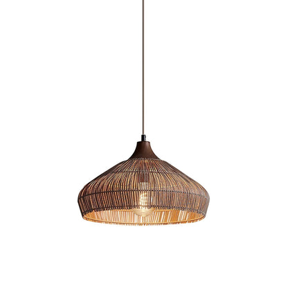 Rattan pendant lamp