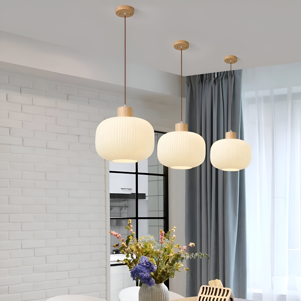Lampa wisząca ryflowana