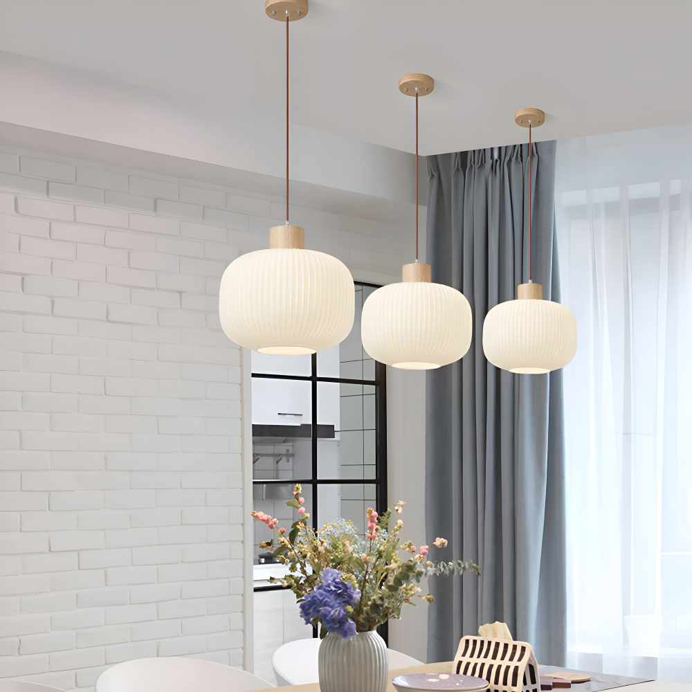 Lampa wisząca ryflowana