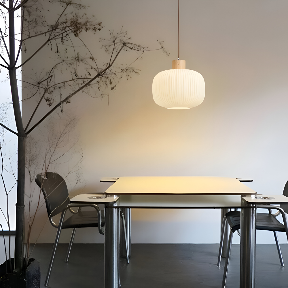 Lampa wisząca ryflowana