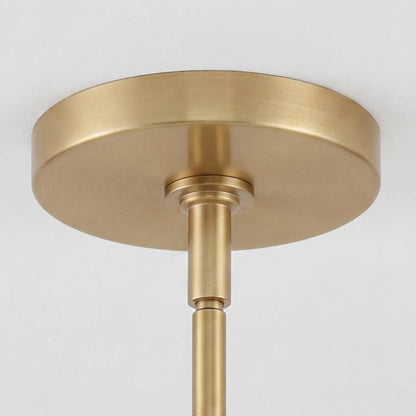 Lampe suspendue en verre cannelé