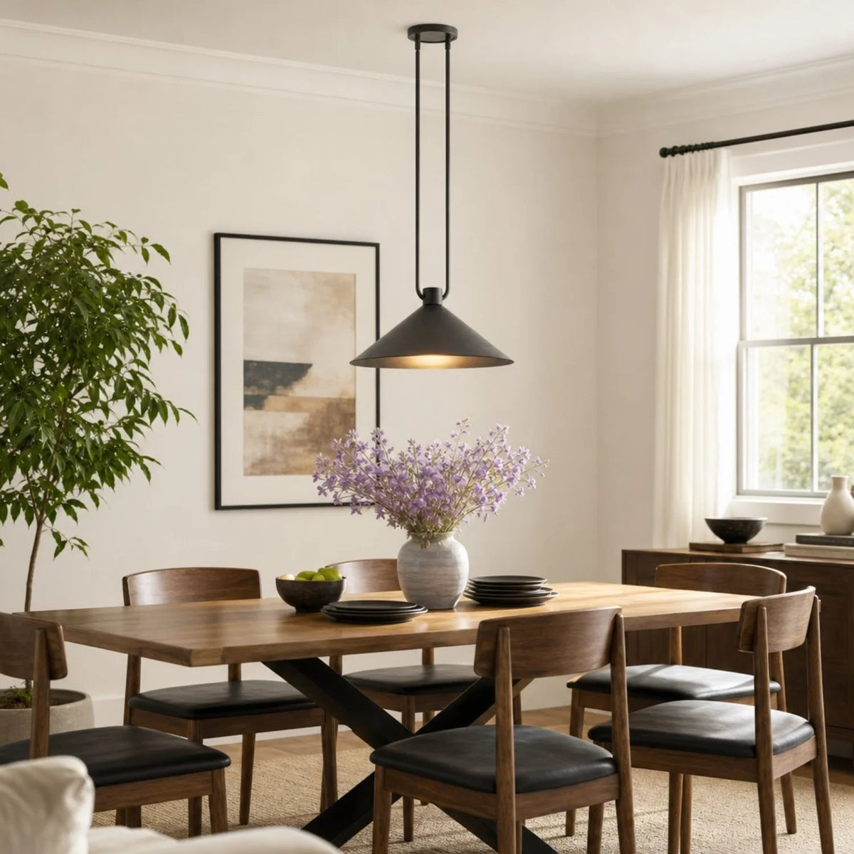Cone pendant lamp