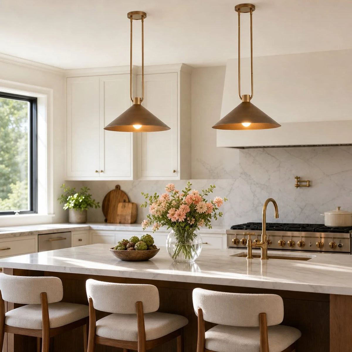 Cone pendant lamp