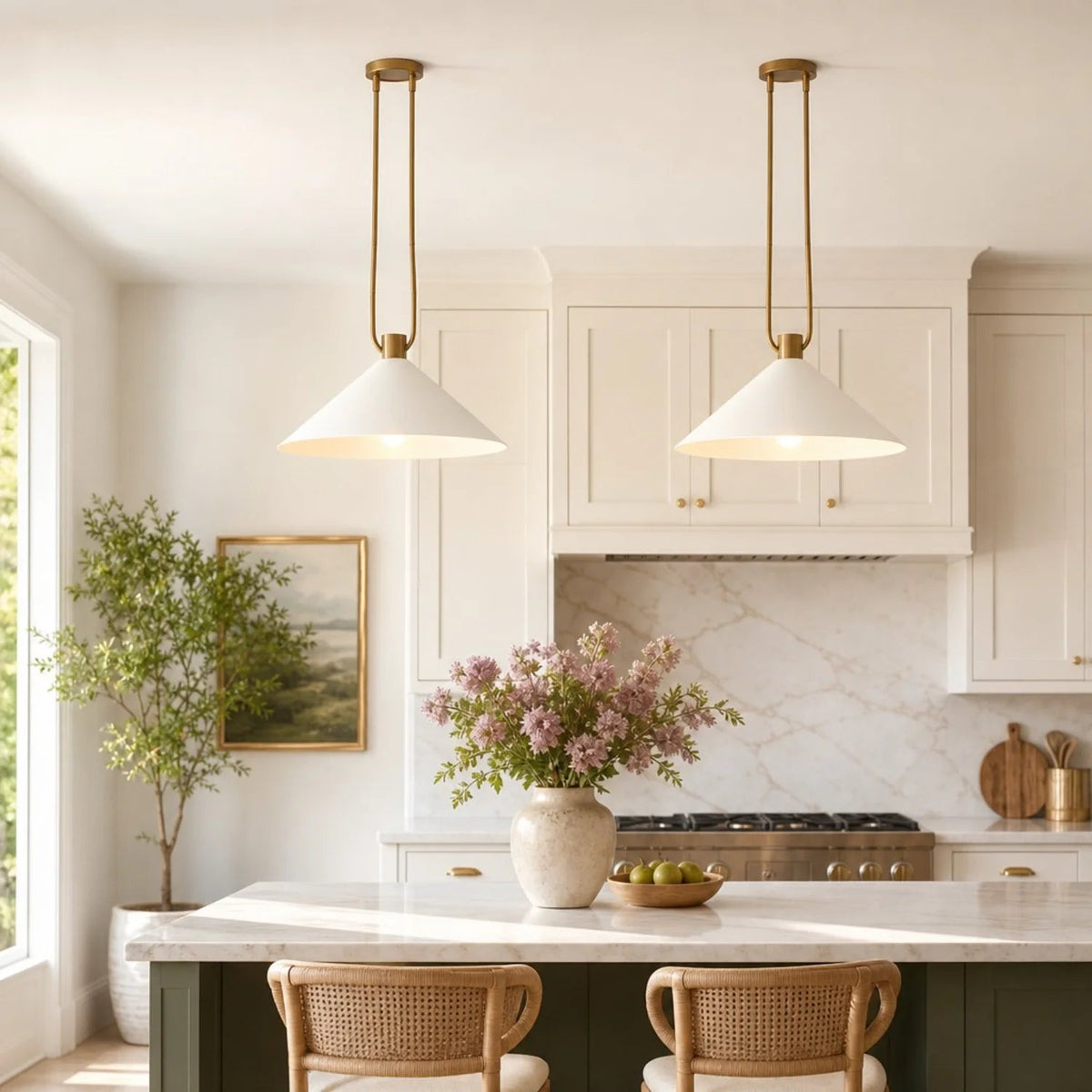 Cone pendant lamp