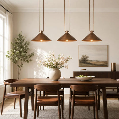 Cone pendant lamp