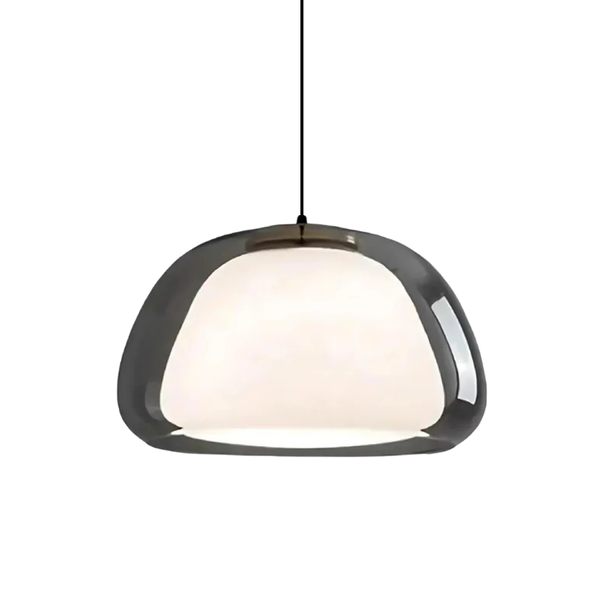 Lampa wisząca szklana