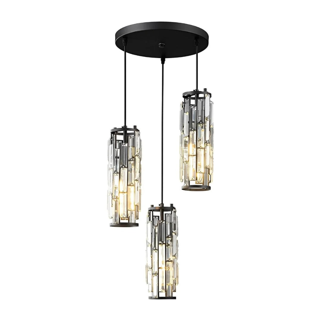Lampa wisząca szklana