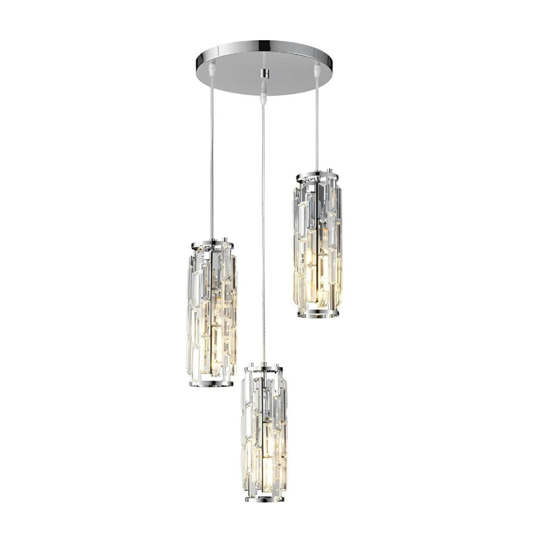 Lampa wisząca szklana