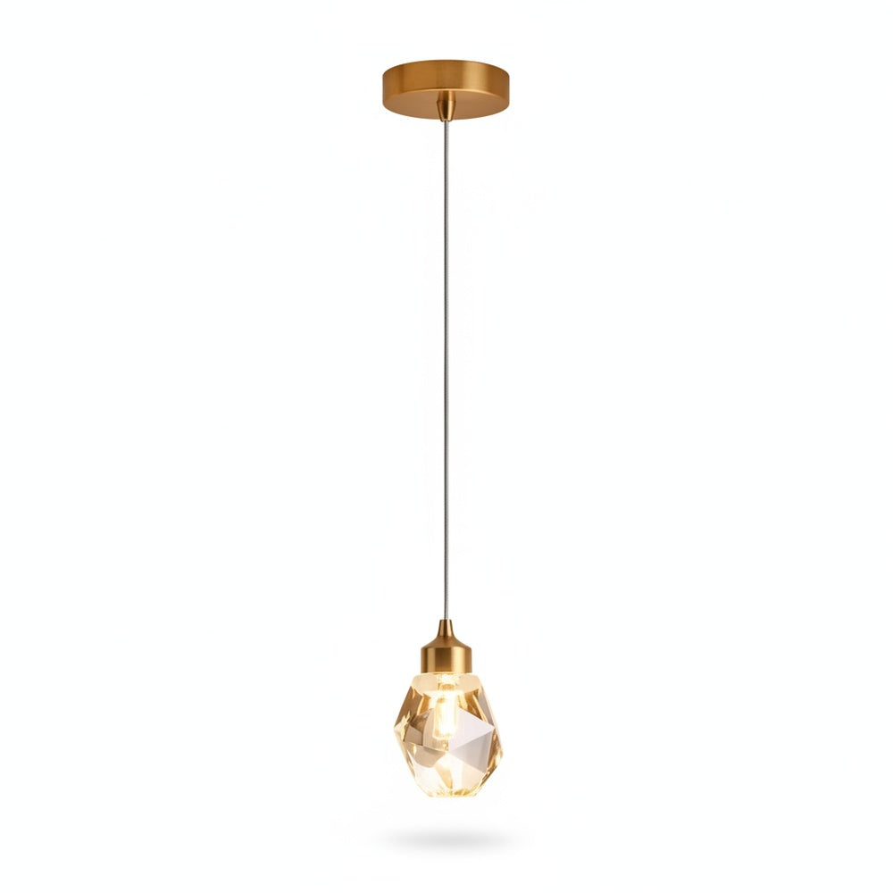Lampa wisząca szklana