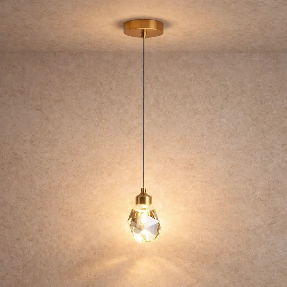 Lampa wisząca szklana