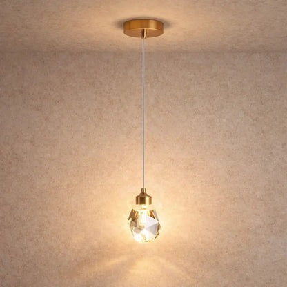 Lampa wisząca szklana