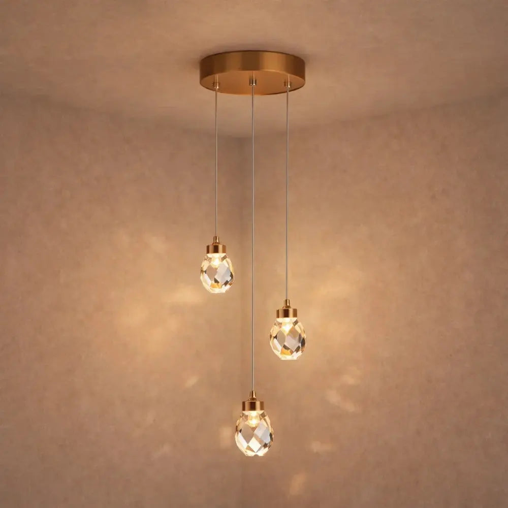 Lampa wisząca szklana