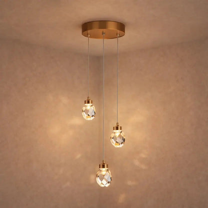 Lampa wisząca szklana