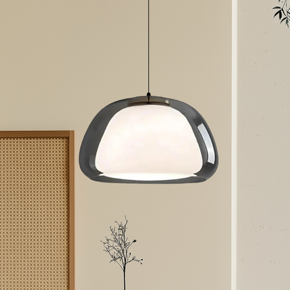 Lampa wisząca szklana