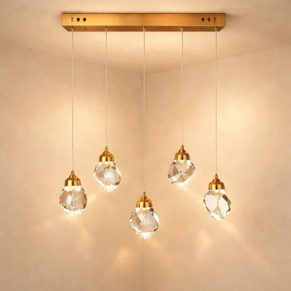 Lampa wisząca szklana
