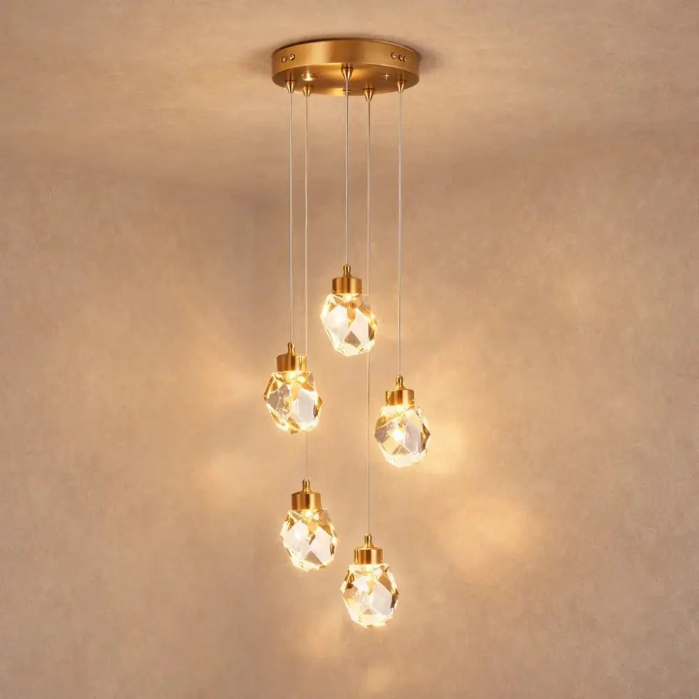 Lampa wisząca szklana