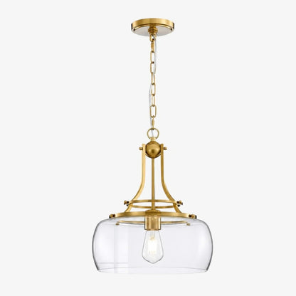 Lampa wisząca szklana klosz