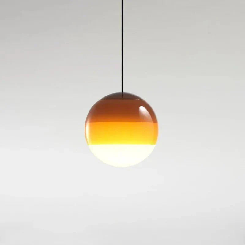 Suspension boule en verre