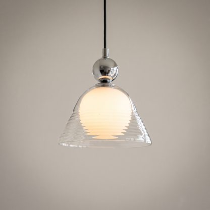 Lampa wisząca szklana kula