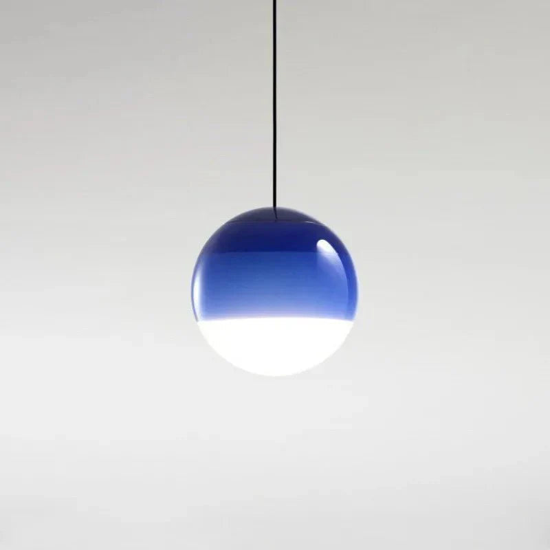 Suspension boule en verre