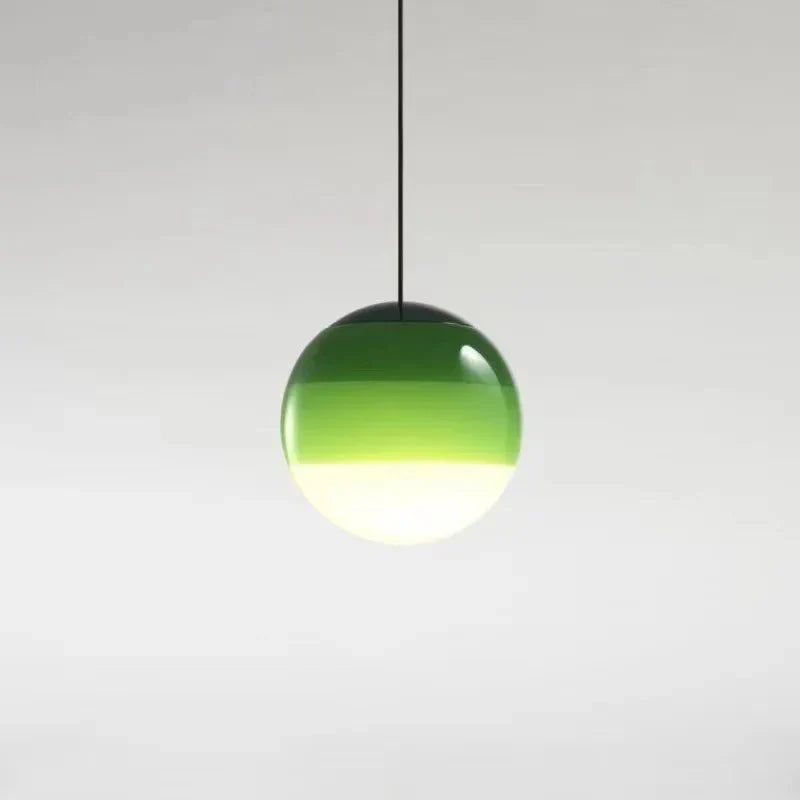 Suspension boule en verre