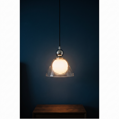 Lampa wisząca szklana kula