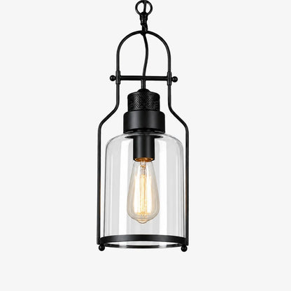 Lampa wisząca szklany klosz