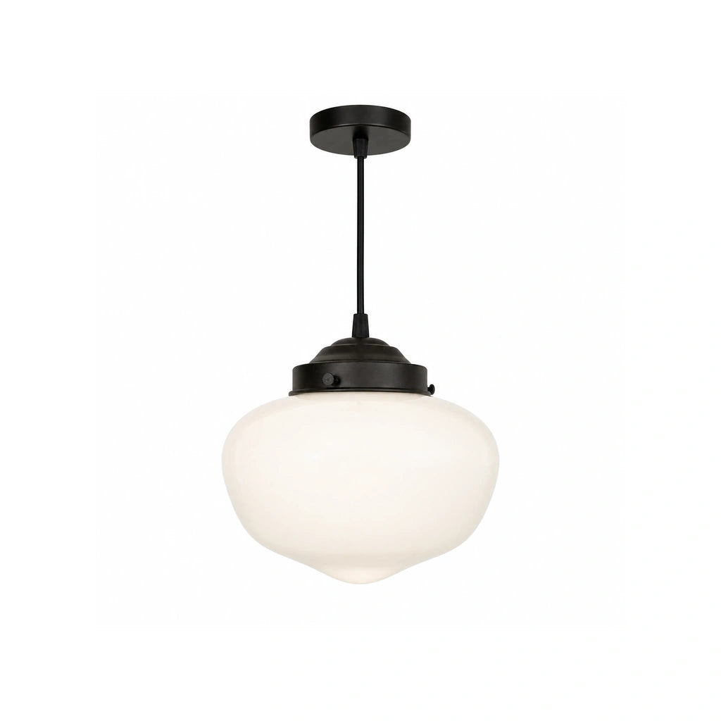 Lampa wisząca szklany klosz