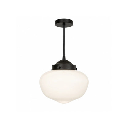 Lampa wisząca szklany klosz