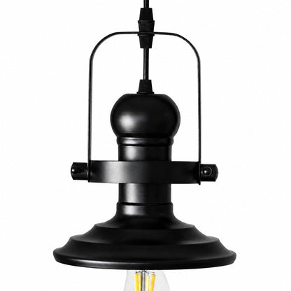 Pendant light with glass shade