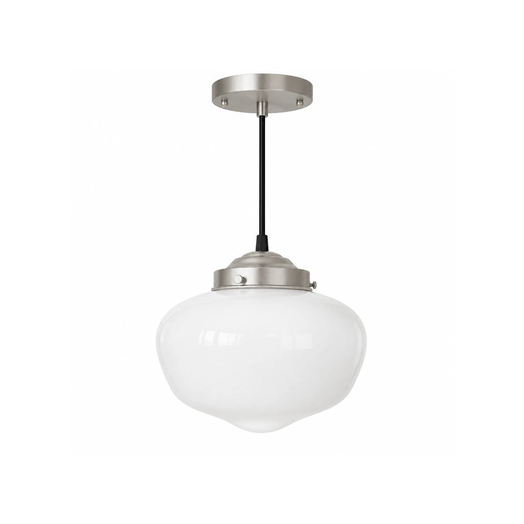 Lampa wisząca szklany klosz