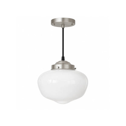 Lampa wisząca szklany klosz