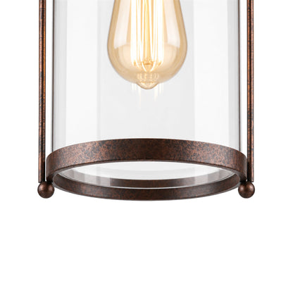 Lampa wisząca szklany klosz