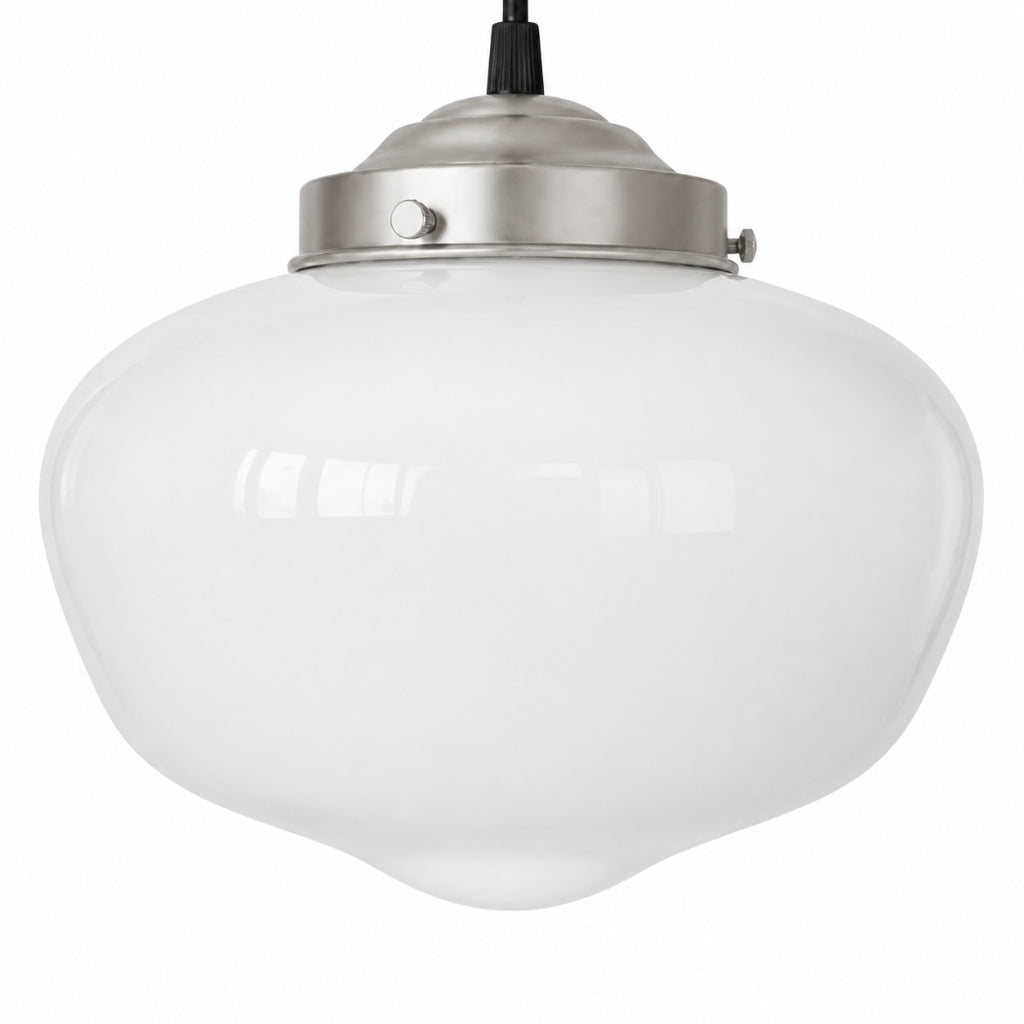Lampa wisząca szklany klosz