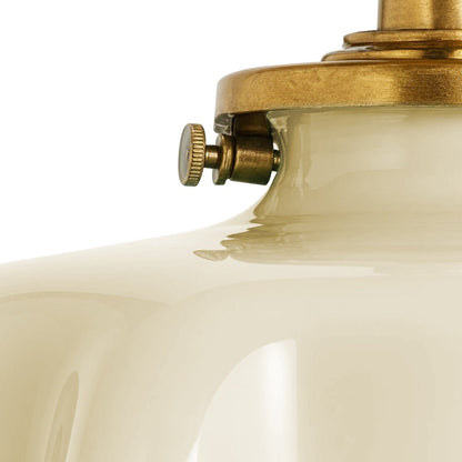 Lampa wisząca szklany klosz