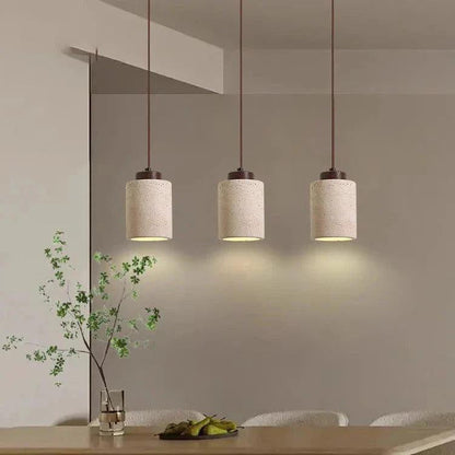 Závěsná lampa z travertinu