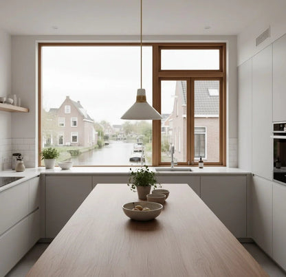 Pendant light with a conical shade
