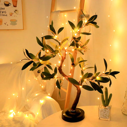 Lampe LED arbre d'olivier