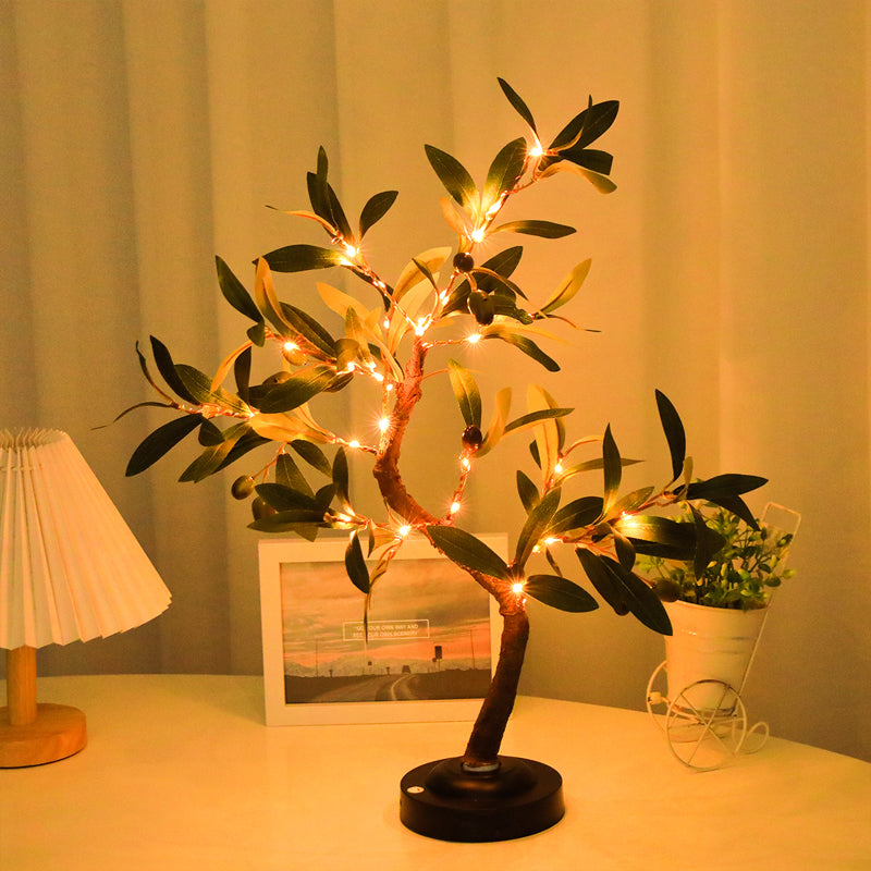 Lampe LED arbre d'olivier