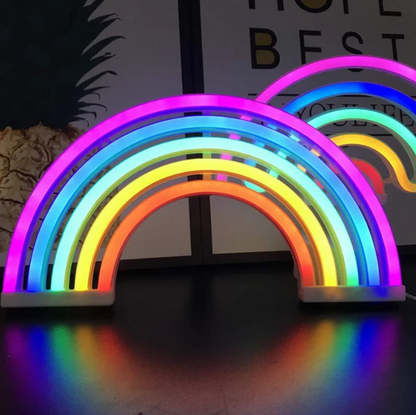 Rainbow neon lamp