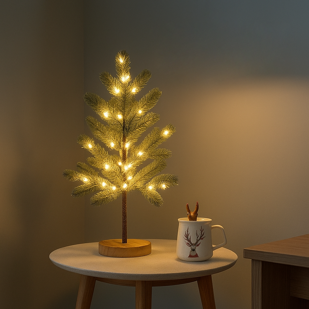 Lampka nocna choinka LED