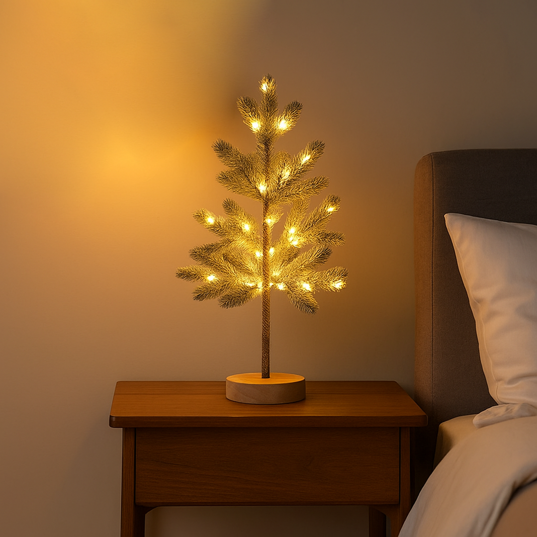 Lampka nocna choinka LED