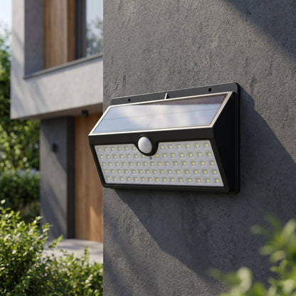 Solar light with motion sensor