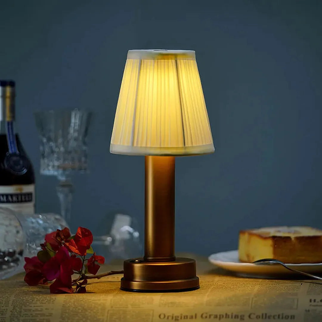 Textile LED table lamp