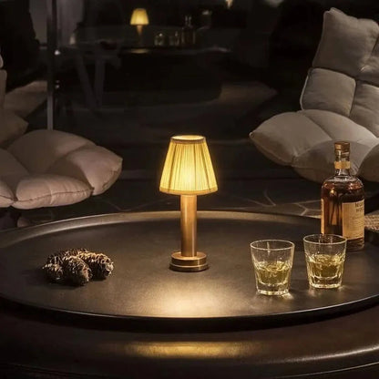 Textile LED table lamp