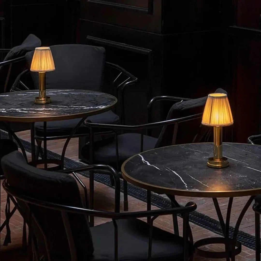 Textile LED table lamp