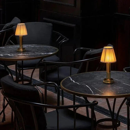 Textile LED table lamp