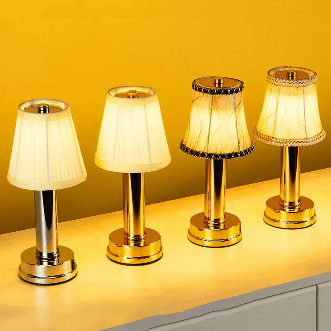 Textile LED table lamp