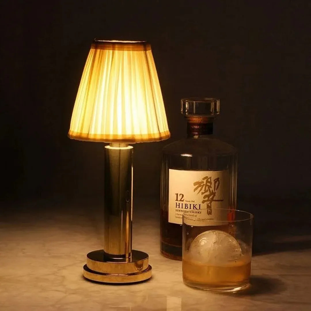 Textile LED table lamp